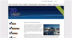 Desktop Screenshot of 70westmarina.com